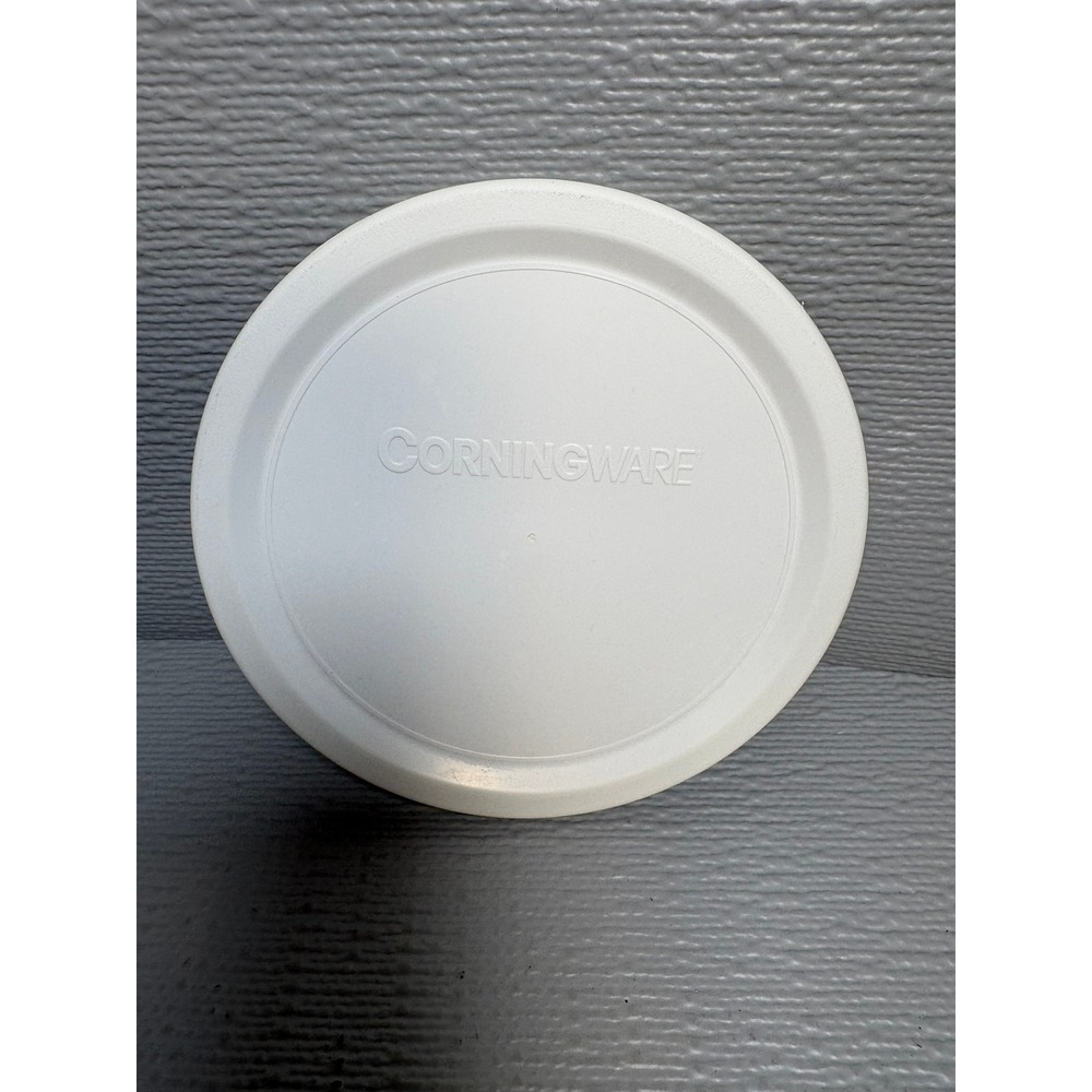 CorningWare White Plastic Storage‎ Lid V-16-PC F-16-PC Round Replacement Cover